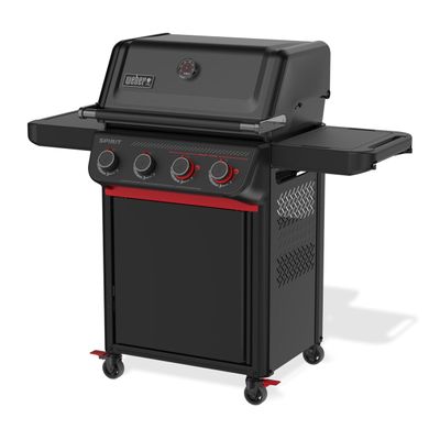 Weber Spirit E-425C Stealth Gasolgrill 4-brännare Svart