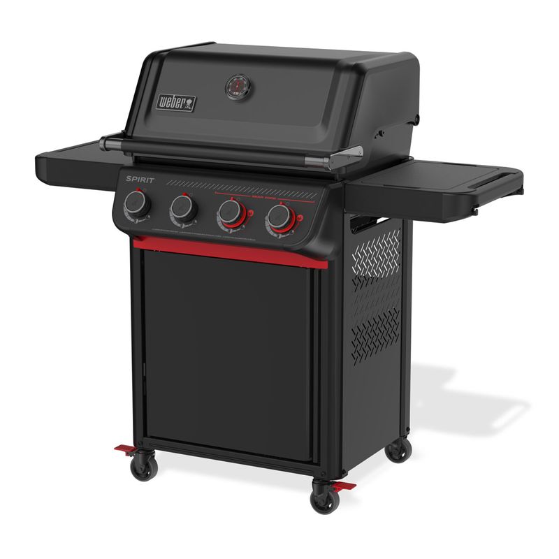 Weber Spirit E-425C Stealth Gasolgrill 4-brännare Svart