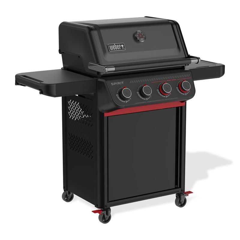 Weber Spirit E-425C Stealth Gasolgrill 4-brännare Svart