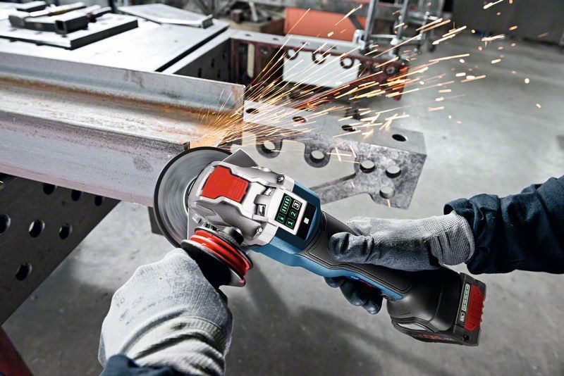Bosch GWX 18V-10 PSC Vinkelslip 125mm 18V X-LOCK L-BOXX (Utan batterier)