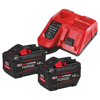 Milwaukee M18 FORGENRG-122 FORGE batteri- och laddningskit 18V 12Ah