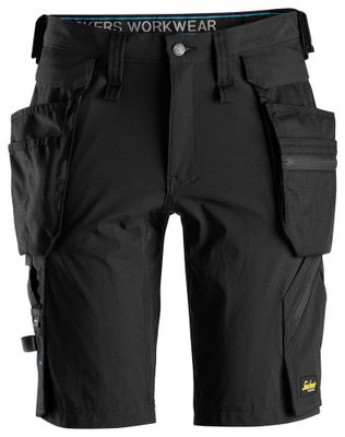 Snickers 6108 Arbetsshorts LW Svart