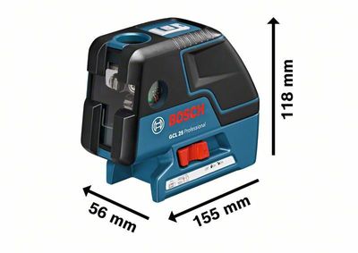 Bosch GCL 25 C Korslaser/Punktlaser