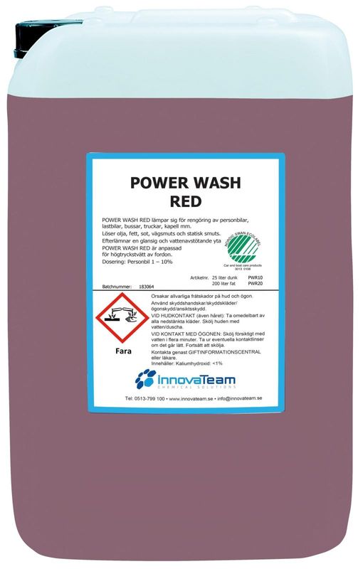 Innovateam power wash red 25 l fordonstvätt