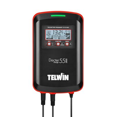 Telwin batteriladdare doctor CHARGE55 6/12/24V connect helautomat