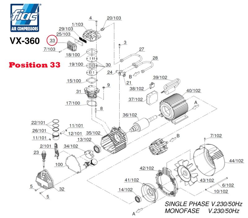 FIAC filterhus AB360