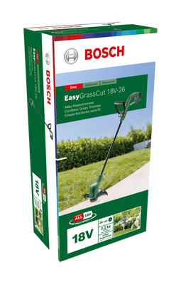 Bosch EasyGrassCut 18V-26 Batteridriven Grästrimmer 18V (1x2,5ah)