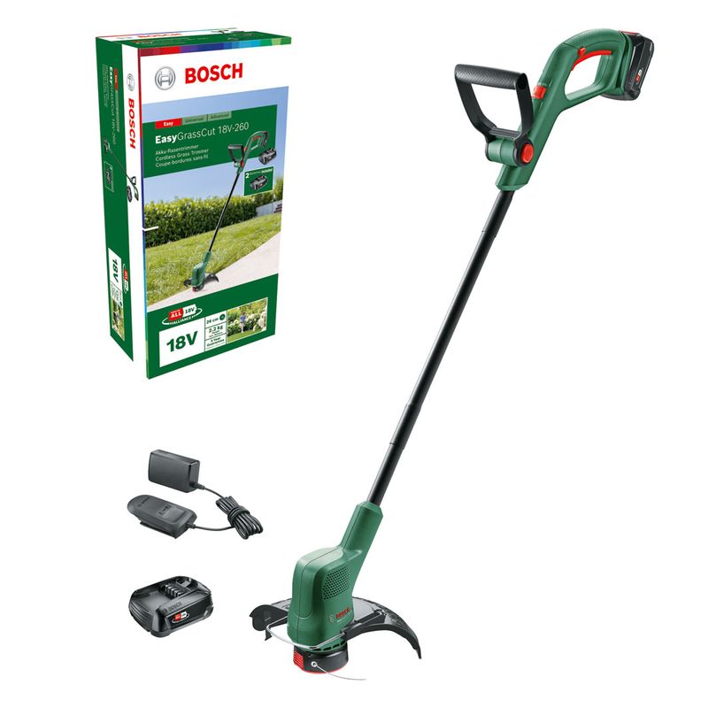 Bosch EasyGrassCut 18V-26 Batteridriven Grästrimmer 18V (1x2,5ah)