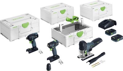 Festool 18V Combokit Montage TID 18/TXS 18/PSC 420/TB 137