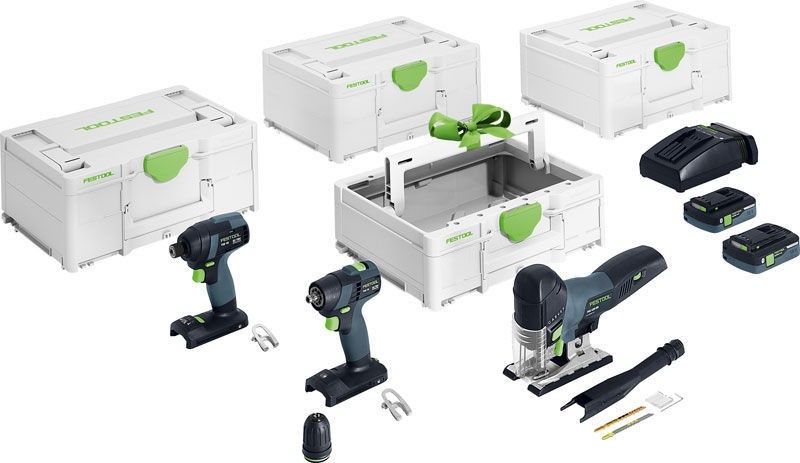 Festool 18V Combokit Montage TID 18/TXS 18/PSC 420/TB 137