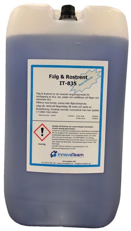 Innovateam fälg & rostrent 25 l neutral rostlösare
