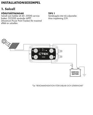 CTEK batteriladdare CTEK D250SE 12V