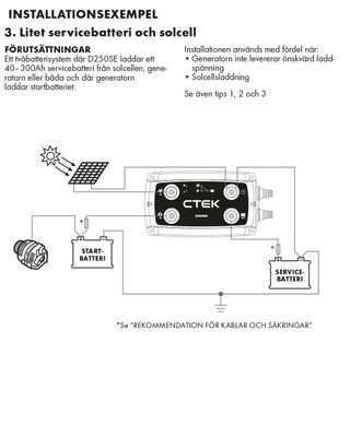 CTEK batteriladdare CTEK D250SE 12V