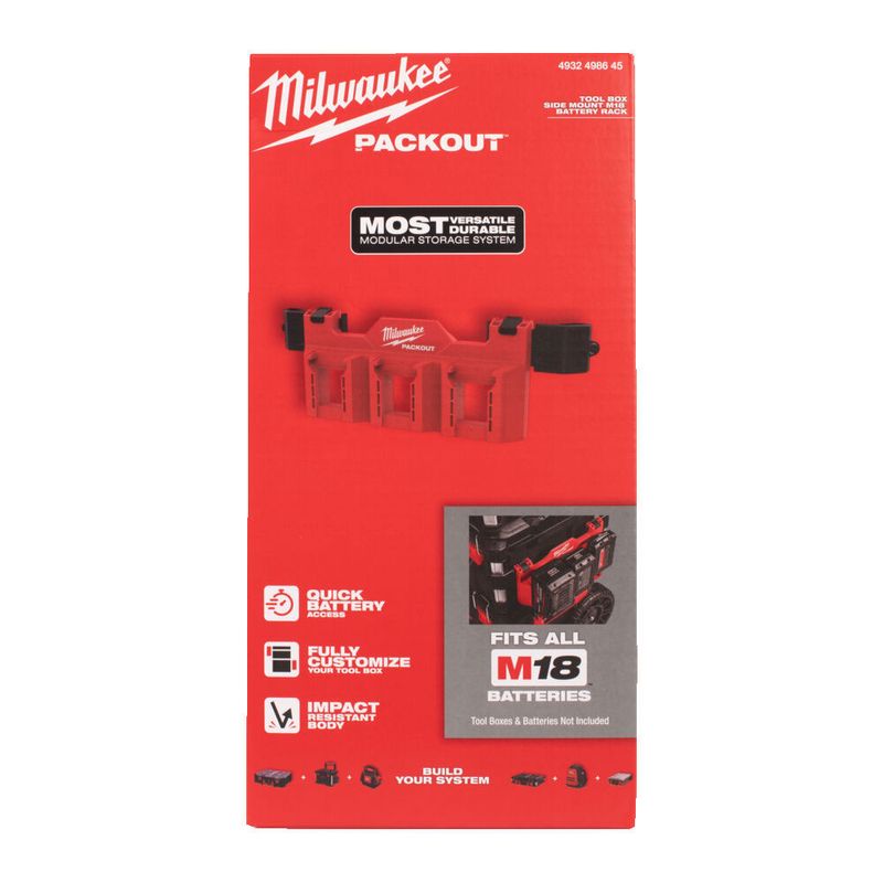 Milwaukee PACKOUT sidofäste för M18 batterier