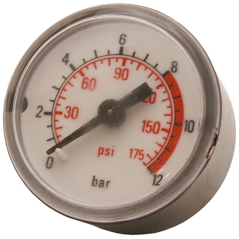 FIAC manometer 1/4" 12 bar 50 mm bak