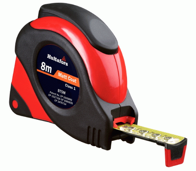 Hultafors BT8 Mätband 8m Klass 1