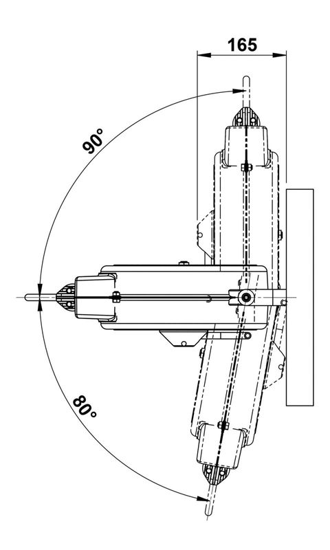 Faicom slangvinda bromsad RF 3/8" 12 m kapslad livsmedelslang 70° 20B