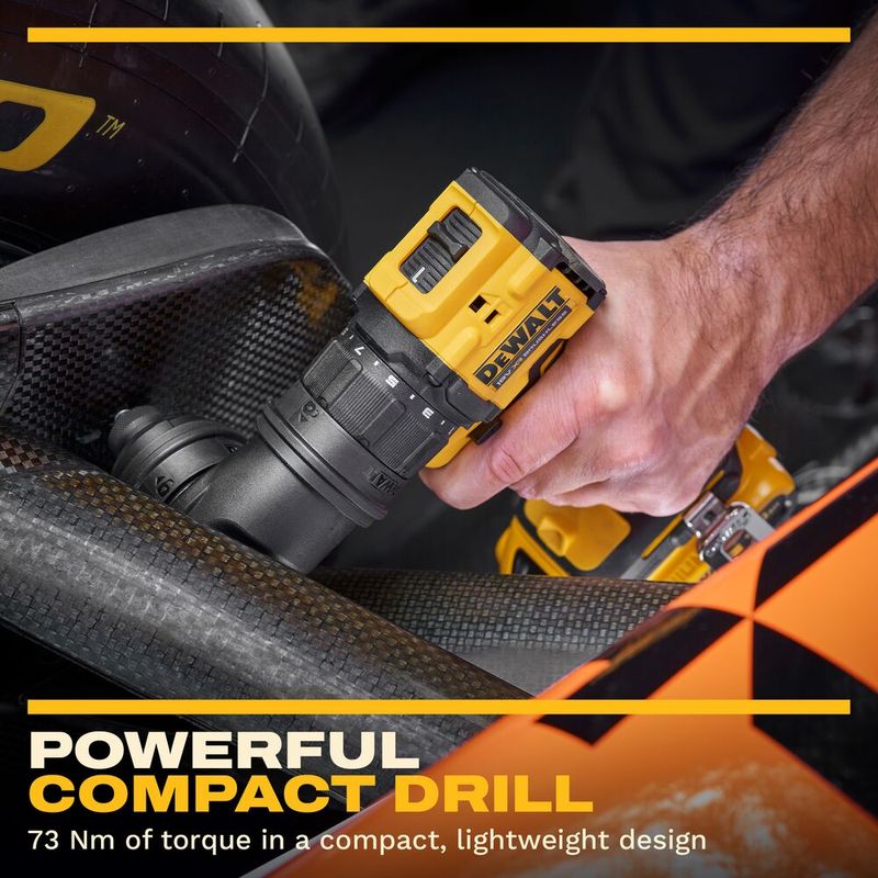DeWalt DCD803NT 18V XR Borrskruvdragare 4 Huvuden i TSTAK (utan batteri)