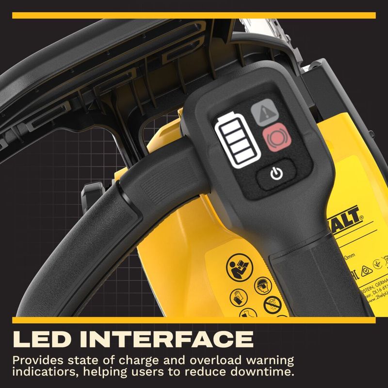 DeWalt DCMCST632X1 Kedjesåg Topphandtag 54V XR (1x9,0ah)