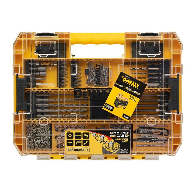 DeWalt DT70763 Borr-/Bitssats 85-delar TouchCase L