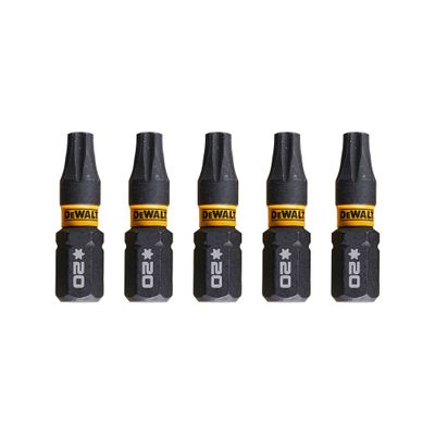 DeWalt DT7381T Torsionbits Extreme FlexTorq T20 25 mm 5-pack