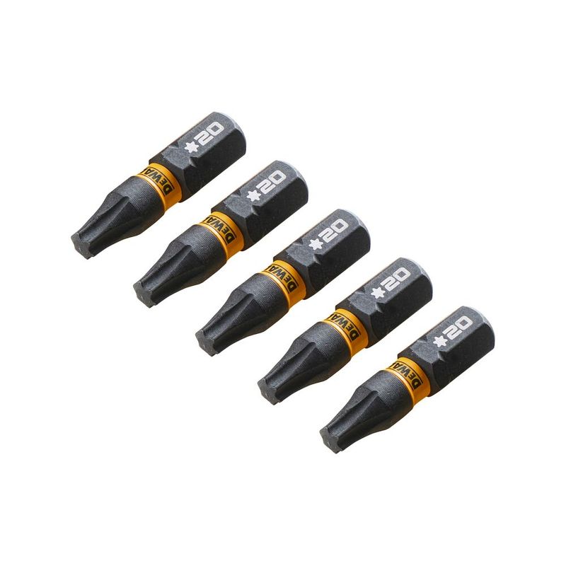 DeWalt DT7381T Torsionbits Extreme FlexTorq T20 25 mm 5-pack