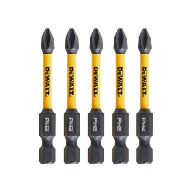 DeWalt Bits PH2/PH3 Impact Torsion 50mm (5-P)