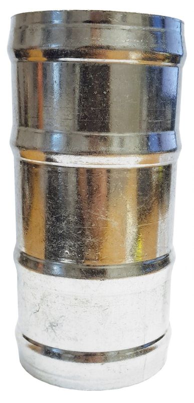 Gelins-KGK skarvrör 3"x3" slang aluminium avtappnings- /sugslang