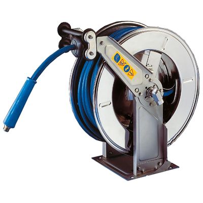 Faicom slangvinda RF 400 bar 3/8" 20 m öppen rostfri 9200