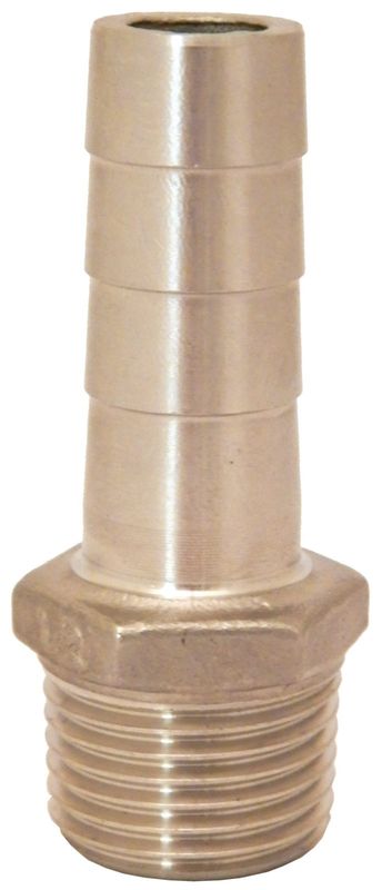 Hydroscand slangfäste R1/2"x1/2" slang rostfri