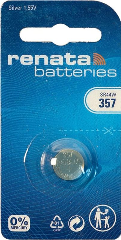 Gelins-KGK knappcell 357/SR44/1-PACK renata silveroxid
