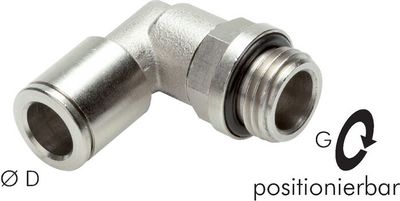 Gelins-KGK PA koppling 8 mm vinkel R1/4"