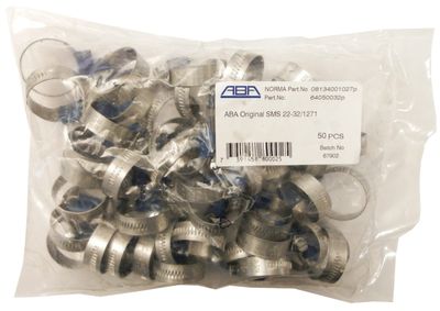 Gelins-KGK slangklämma 50-PACK 19-28 mm 50 st/frp