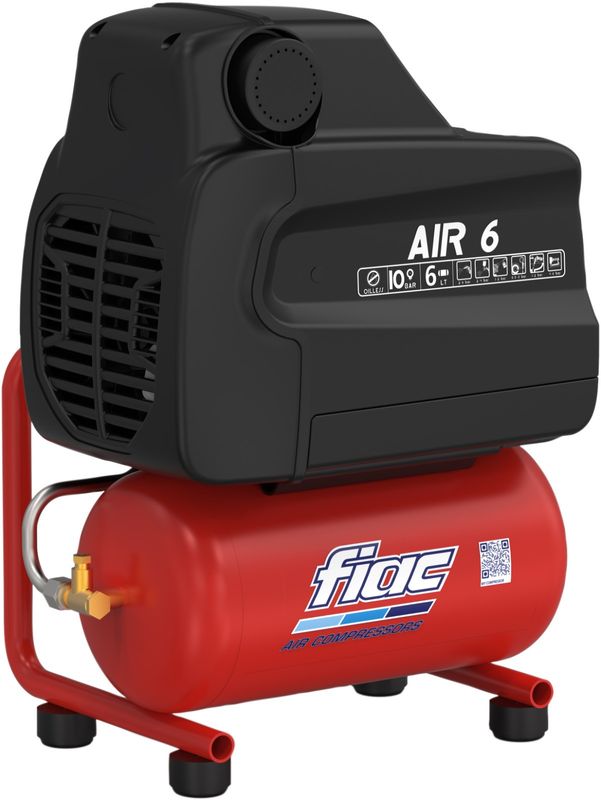 FIAC kompressor air xss 228 1,5 hk 6 l 10 bar oljefri