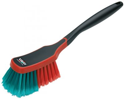 Vikan multiborste röd/grön pbt 110x280 mm