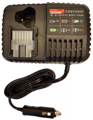 Techway batteriladdare 10,8-18V 12VOLT passar till batteri 4152608
