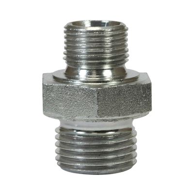 RM De Wit sexkantnippel stål 3/8" utv