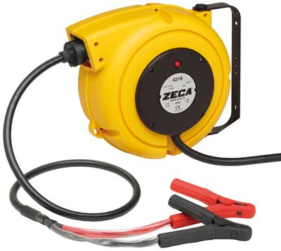 Zeca elkabelvinda 6 m batteriladdare för batteriladdare max 30 amp