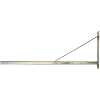 Gelins-KGK konsol med sträva L=1000 mm fästplatta 400x40 mm. hål 13 mm