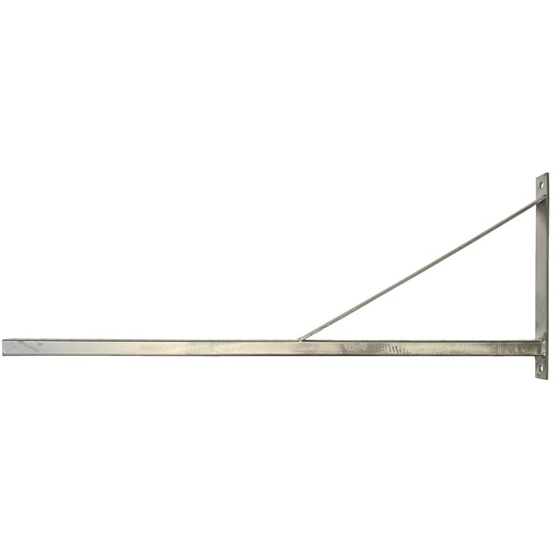 Gelins-KGK konsol med sträva L=1000 mm fästplatta 400x40 mm. hål 13 mm