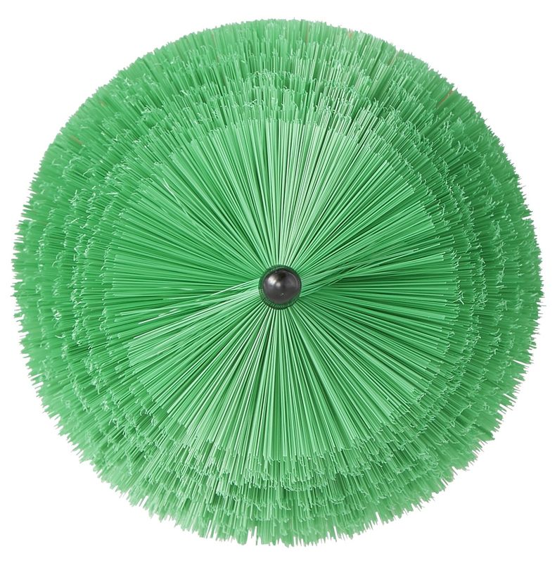 Vikan fälgborste stor plastbelagd röd/grön POLYESTER105x425 mm