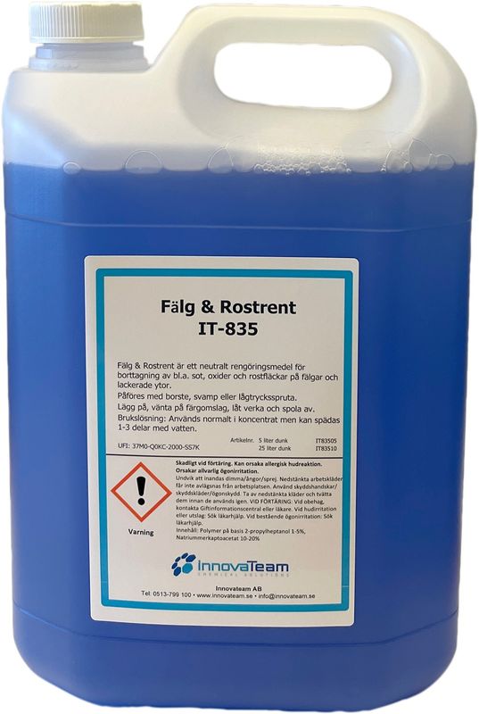 Innovateam fälg & rostrent 5 l neutral rostlösare