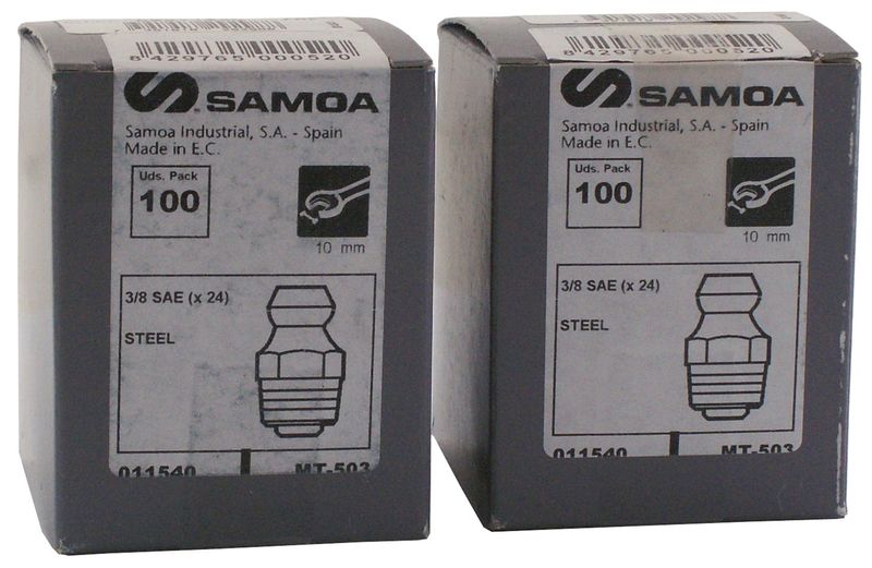Samoa smörjnippel 1/8" 90° /100ST