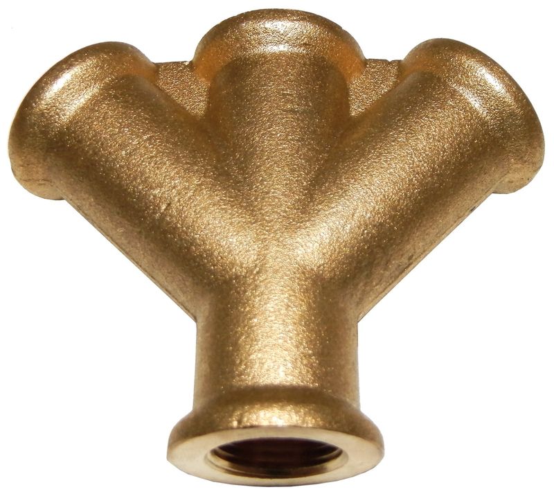 HVG Y-rör 4-VÄG 3/8" inv R10