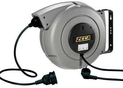 Zeca elkabelvinda 15 m 1800W 3x1,5 grå