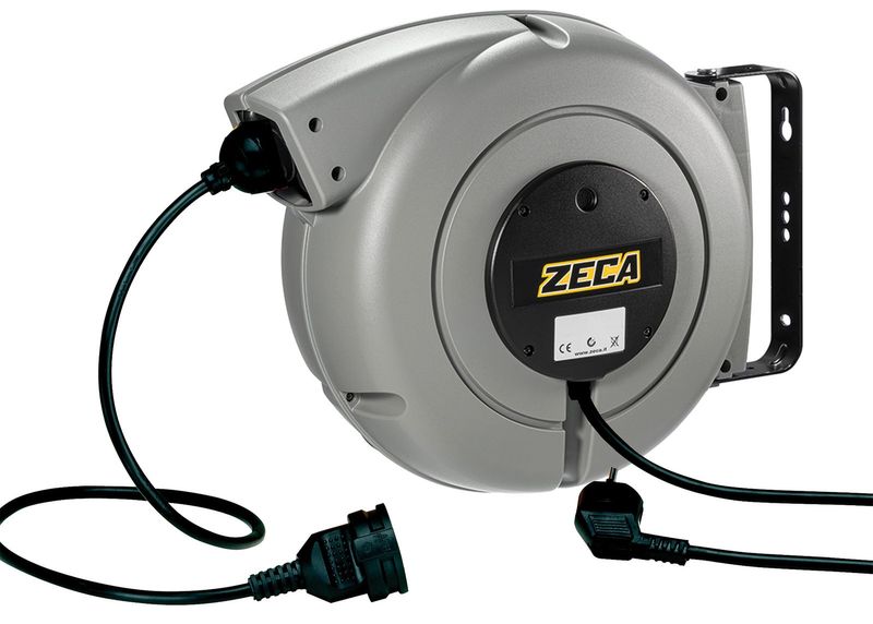 Zeca elkabelvinda 15 m 1800W 3x1,5 grå