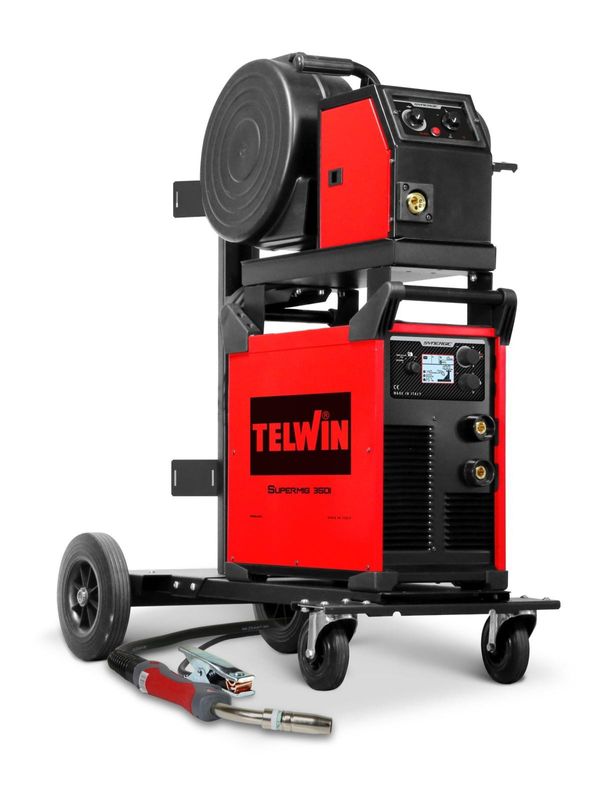 Telwin supermig 350i med vagn inverter migsvets