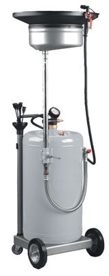 Faicom spilloljeuppsamlare med sugrör 90 liter, 4 st sugrör