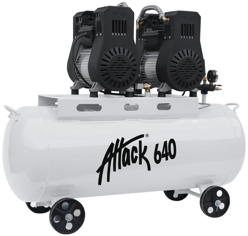Gelins-KGK kompressor Attack 640 6 hk 200 l oljefri
