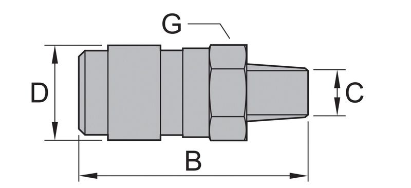 BVA nippel flat face hona